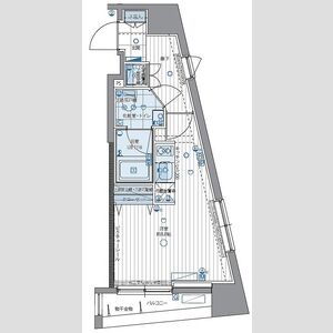 ワンルーム 間取り図