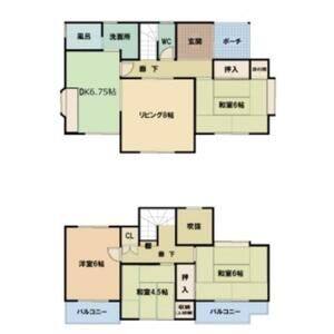 4LDK 間取り図