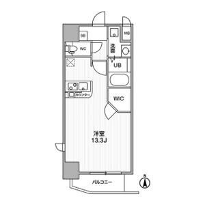 ワンルーム 間取り図