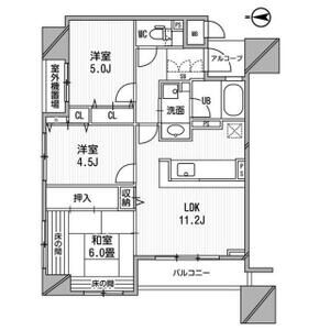 3LDK 間取り図