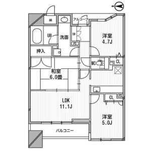 3LDK 間取り図
