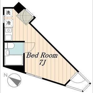 ワンルーム 間取り図