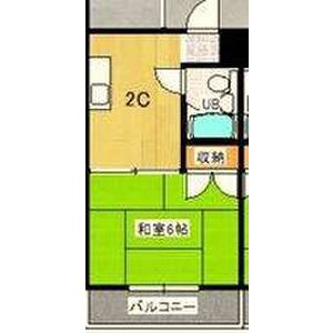 1DK 間取り図