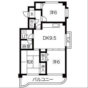 3LDK 間取り図