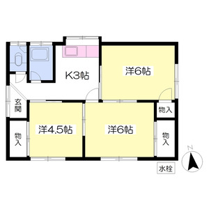 3K 間取り図