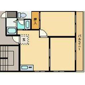 2DK 間取り図