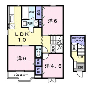 3LDK 間取り図