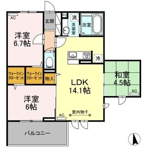 3LDK 間取り図
