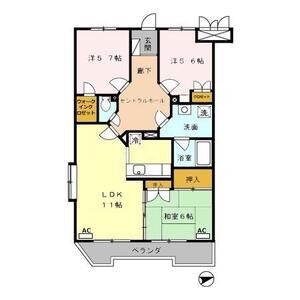 3LDK 間取り図