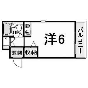 ワンルーム 間取り図
