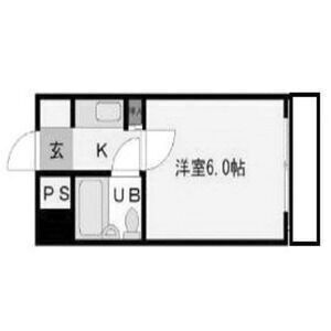 ワンルーム 間取り図