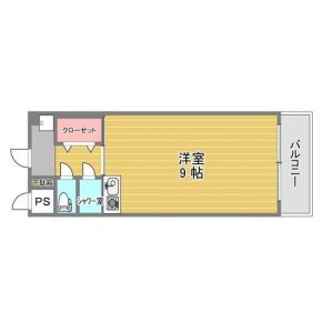 ワンルーム 間取り図
