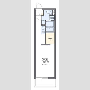 ワンルーム 間取り図