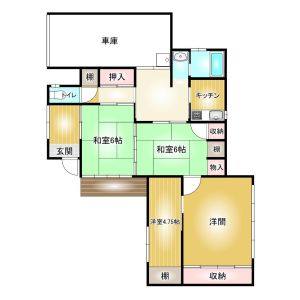 5K 間取り図
