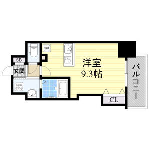 ワンルーム 間取り図