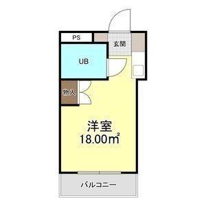 ワンルーム 間取り図