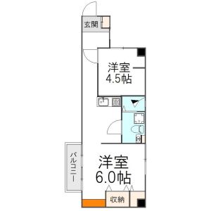 2K 間取り図