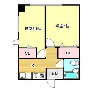 2K 間取り図