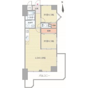 3DK 間取り図