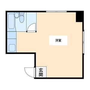 ワンルーム 間取り図