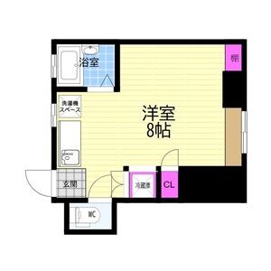 ワンルーム 間取り図