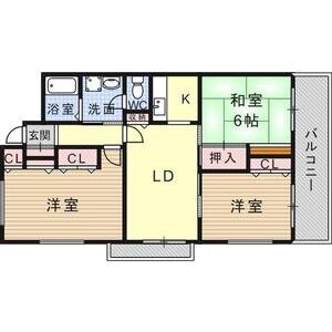 3LDK 間取り図