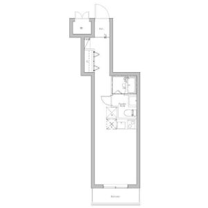 ワンルーム 間取り図