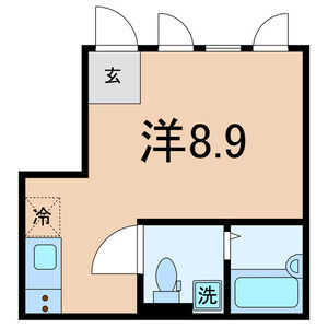 ワンルーム 間取り図