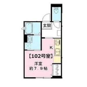 ワンルーム 間取り図