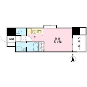 ワンルーム 間取り図