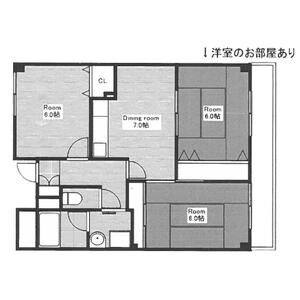 3DK 間取り図