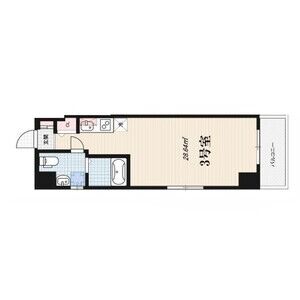 ワンルーム 間取り図