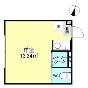 ワンルーム 間取り図