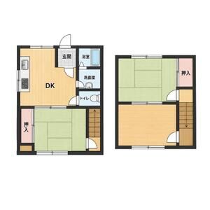 3DK 間取り図