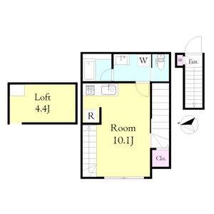 ワンルーム 間取り図