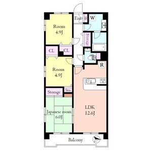 3LDK 間取り図