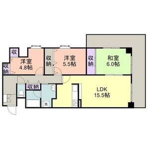 3LDK 間取り図