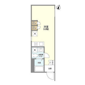 ワンルーム 間取り図