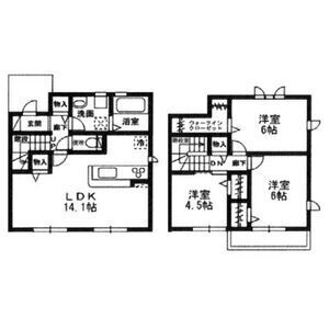3LDK 間取り図