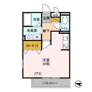 ワンルーム 間取り図