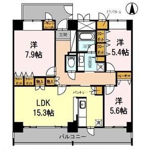 3LDK 間取り図