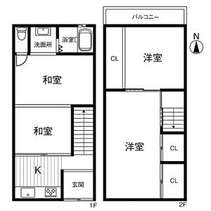 豊南町東2丁目戸建貸家