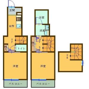 2K 間取り図