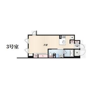 ワンルーム 間取り図