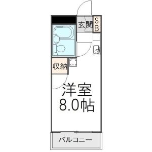 ワンルーム 間取り図