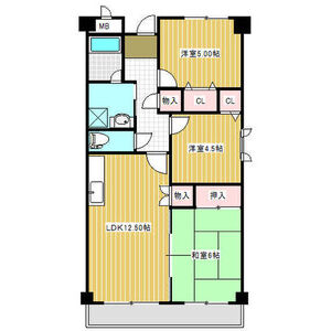 3LDK 間取り図