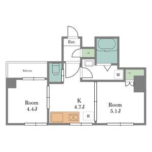 2K 間取り図