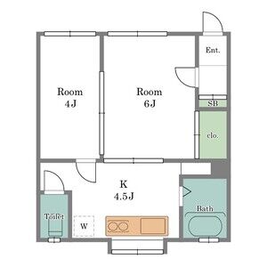 2K 間取り図