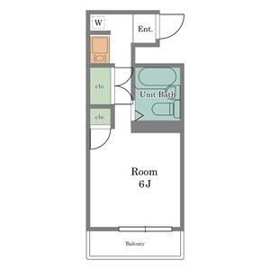 ワンルーム 間取り図