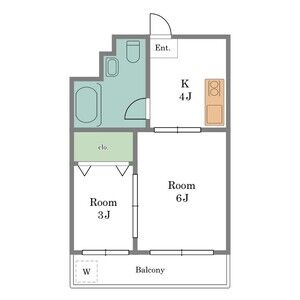 2K 間取り図